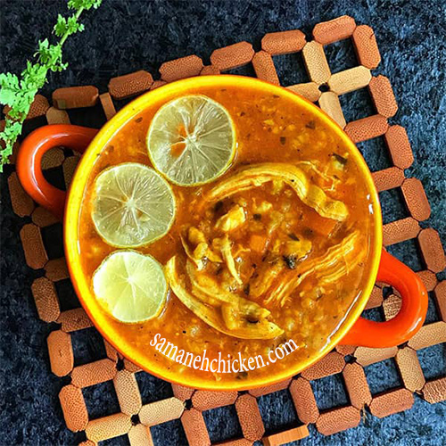 سوپ مرغ خوشمزه