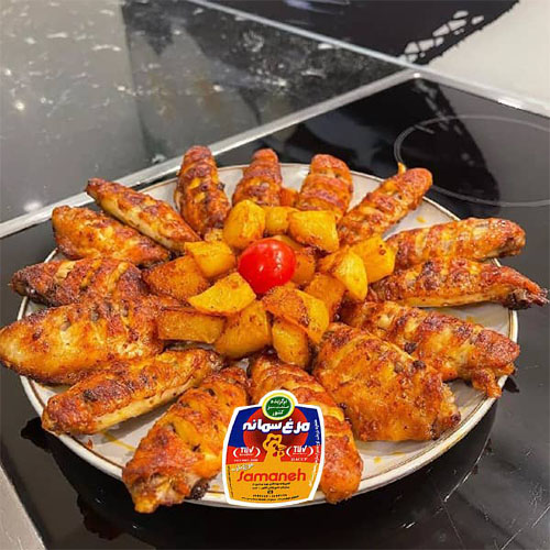 بال عسلی مرغ سمانه