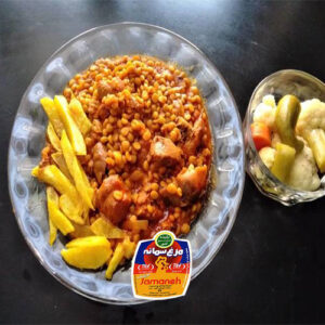 بوقلمون در خورشت قیمه