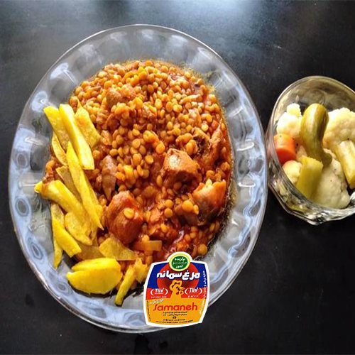 بوقلمون در خورشت قیمه
