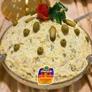 سالاد الویه سمانه مرغ