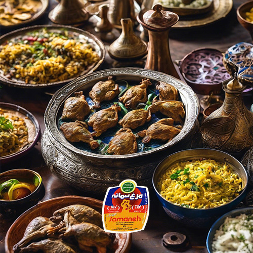غذاهای محلی با مرغ سمانه : از اصفهان تا شیراز