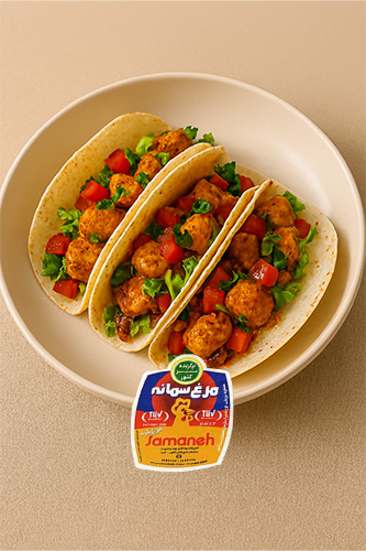 تاکوی مرغ؛ طعمی مکزیکی با مرغ سمانه